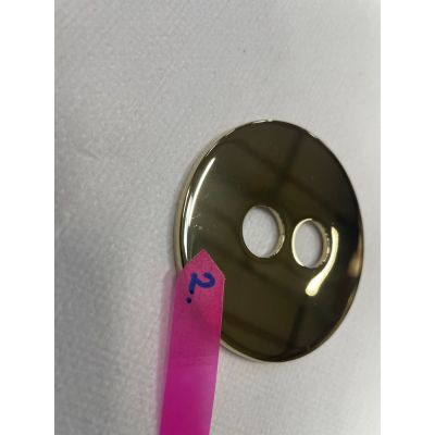 Outlet - Deante Arnika bateria bidetowa podtynkowa ze słuchawką typu bidetta złoty połysk BQAZ34M