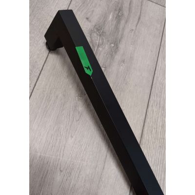 Outlet - Deante Anemon zestaw prysznicowy podtynkowy z deszczownicą czarny mat BXYZNBZM