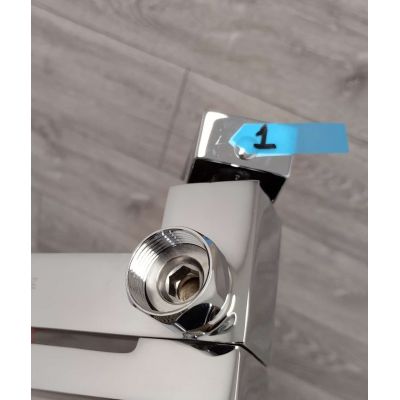 Outlet - Ferro Zicco bateria wannowo-prysznicowa ścienna chrom BZI11R