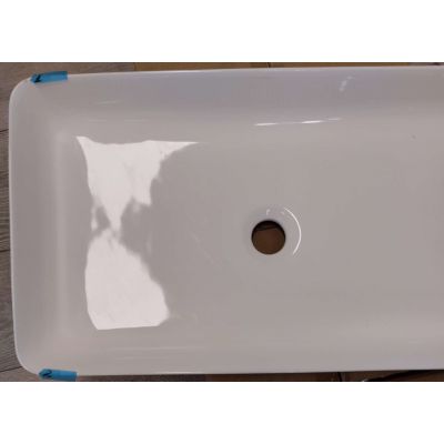 Outlet - Actima Cori 61 umywalka 61x34,5 cm nablatowa prostokątna biała CEAC.3301.610.WH