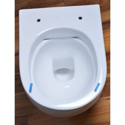 Outlet - Excellent Doto Pure Rim 48 miska WC wisząca bez kołnierza z deską wolnoopadającą biały CEEX.1404.485.WH