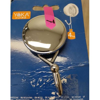 Outlet - YokaHome Gavi wieszak łazienkowy na przyssawkę chrom CH.GAVI-H1A