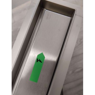 Outlet - Laveo Basso odpływ liniowy 90 cm ruszt odwracalny stal COB290D