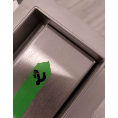 Outlet - Laveo Basso odpływ liniowy 90 cm ruszt odwracalny stal COB290D