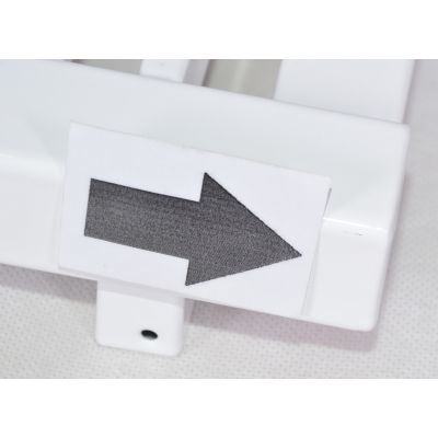 Outlet - Instal Projekt Code grzejnik dekoracyjny podłączenie standardowe biały COD-50/100