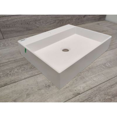 Outlet - Deante Correo umywalka 50x40 cm prostokątna nablatowa biała CQR_AU5S