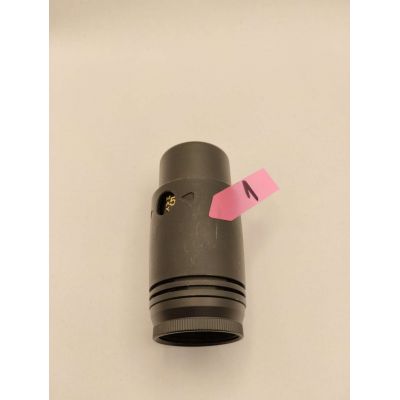 Outlet - Invena PROV zawór do dolnego podłączenia zespolony jednootworowy duoplex czarny mat CZ87C15