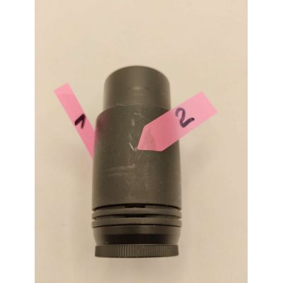 Outlet - Invena PROV zawór do dolnego podłączenia zespolony jednootworowy duoplex czarny mat CZ87C15