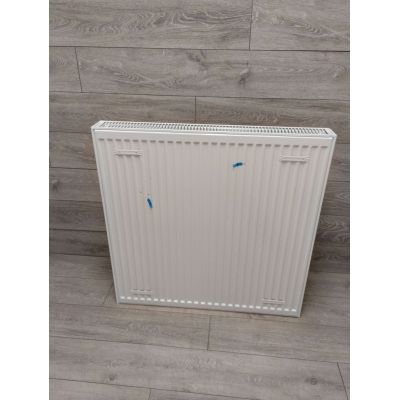 Outlet - Purmo Compact grzejnik płytowy 90x90 cm podłączenie boczne biały C22 900x900