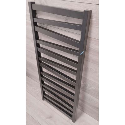 Outlet - Excellent Italic grzejnik łazienkowy dekoracyjny 112x50 cm czarny GREX.IT113.BL