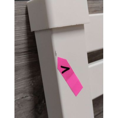 Outlet - Enix Hiacynt (H) grzejnik łazienkowy 77,3x55,5 cm biały H0005550773023030000