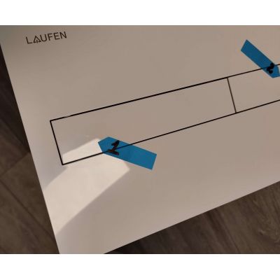 Outlet - Laufen przycisk spłukujący do WC biały H8956610000001