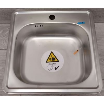 Outlet - Quadron Joe 110 SteelQ zlewozmywak stalowy 48x48 cm wpuszczany satyna HD110SAT4848