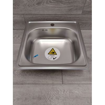 Outlet - Quadron Joe 110 SteelQ zlewozmywak stalowy 48x48 cm wpuszczany satyna HD110SAT4848