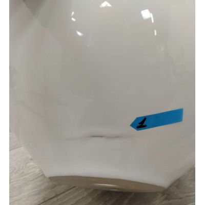 Outlet - Hagser Agnes umywalka 41x34 cm nablatowa owalna biała HGR10000040