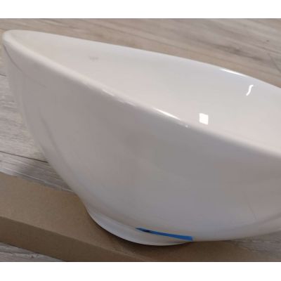 Outlet - Hagser Agnes umywalka 41x34 cm nablatowa owalna biała HGR10000040