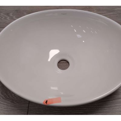 Outlet - Hagser Agnes umywalka 41x34 cm nablatowa owalna biała HGR10000040