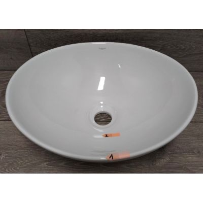 Outlet - Hagser Agnes umywalka 41x34 cm nablatowa owalna biała HGR10000040