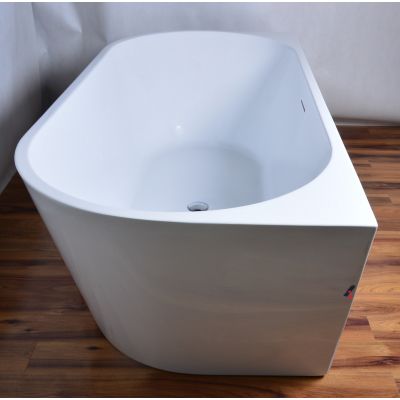 Outlet - Hagser Ilsa wanna wolnostojąca przyścienna 170x80 cm akrylowa owalna biały połysk HGR12000012