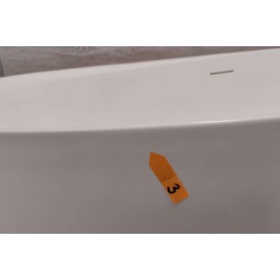 Outlet - Hagser Anke wanna wolnostojąca 170x80 cm akrylowa owalna biały połysk HGR13000012