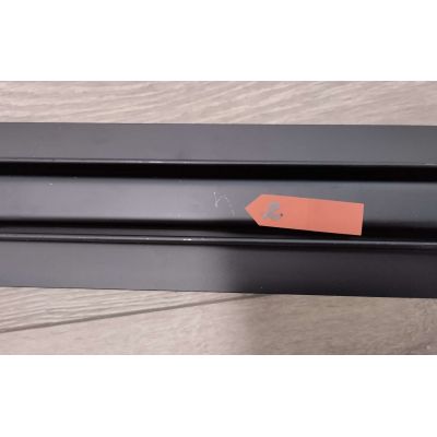 Outlet - Hagser Iris Slim odpływ prysznicowy liniowy 80 cm ruszt odwracalny czarny mat HGR18000030