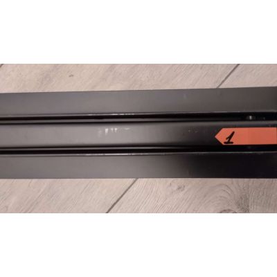 Outlet - Hagser Iris Slim odpływ prysznicowy liniowy 80 cm ruszt odwracalny czarny mat HGR18000030