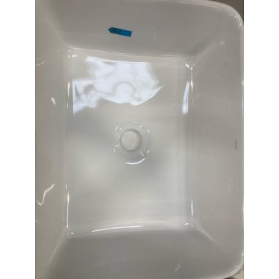 Outlet - Hagser Ingrid umywalka 49x37,5 cm nablatowa prostokątna biała HGR20000040