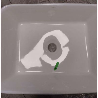 Outlet - Hagser Ingrid umywalka 49x37,5 cm nablatowa prostokątna biała HGR20000040