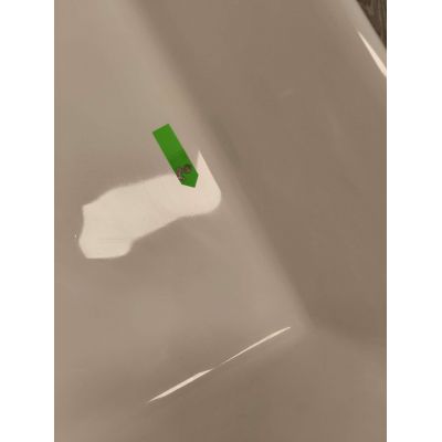 Outlet - Hagser Ingrid umywalka 49x37,5 cm nablatowa prostokątna biała HGR20000040