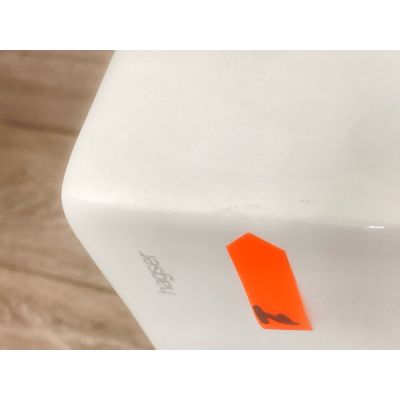 Outlet - Hagser Emma umywalka 59x43 cm nablatowa prostokątna biała HGR30000041