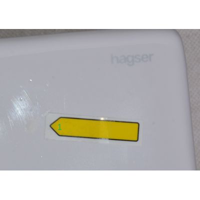 Outlet - Hagser Doris umywalka 34x29,5 cm nablatowa prostokątna biała HGR40000041