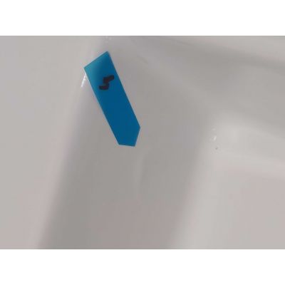 Outlet - Hagser Doris umywalka 34x29,5 cm nablatowa prostokątna biała HGR40000041