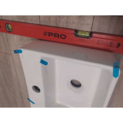 Outlet - Hagser Doris umywalka 34x29,5 cm nablatowa prostokątna biała HGR40000041