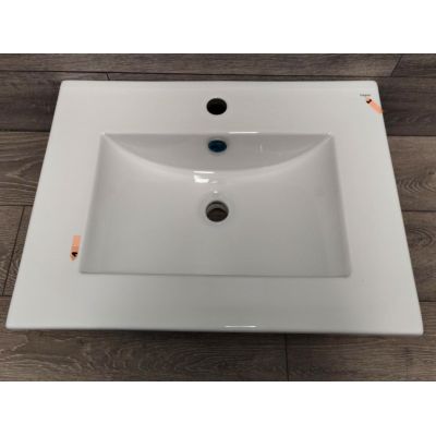 Outlet - Hagser Erika umywalka 60x47 cm meblowa prostokątna biała HGR50000041
