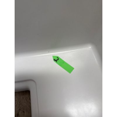 Outlet - Quadron David 40 zlewozmywak 42x42 cm GraniteQ snow white/złoty HQD4242U1-G1