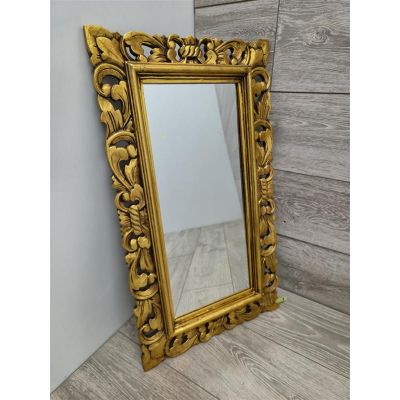 Outlet - Sapho Samblung lustro 70x40 cm prostokątne rama złota IN110