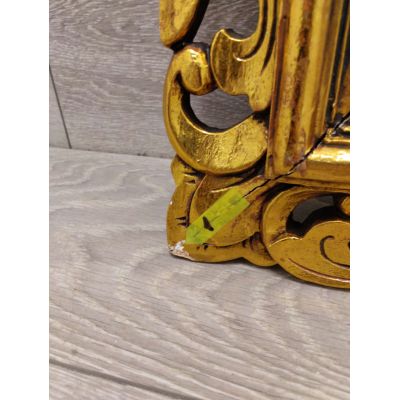 Outlet - Sapho Samblung lustro 70x40 cm prostokątne rama złota IN110