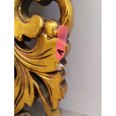 Outlet - Sapho Samblung lustro 80x60 cm prostokątne rama złota IN121