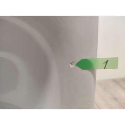 Outlet - Cersanit Moduo umywalka 80x38 cm prostokątna ścienna-meblowa biała K116-012