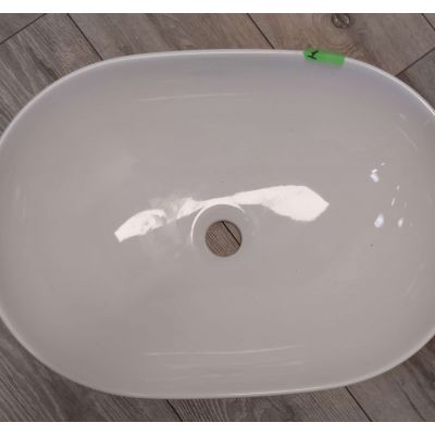 Outlet - Cersanit Moduo umywalka 50x35,5 cm nablatowa owalna biała K116-049
