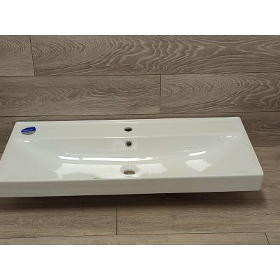 Outlet - Cersanit Larga umywalka 100x46 cm meblowa prostokątna biała K120-011