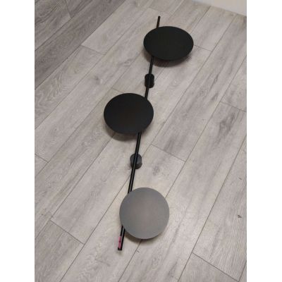Outlet - Kaja Rega kinkiet 3x10W LED czarny K-4639