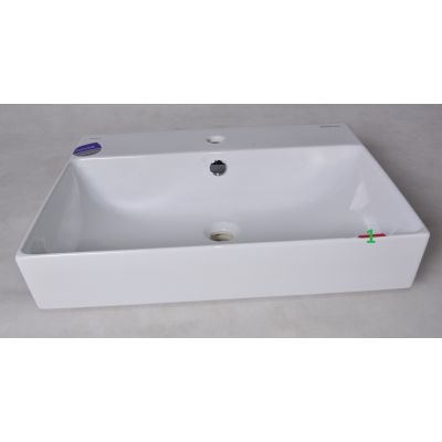 Outlet - Cersanit Inverto umywalka 60x45 cm nablatowa biała K671-005