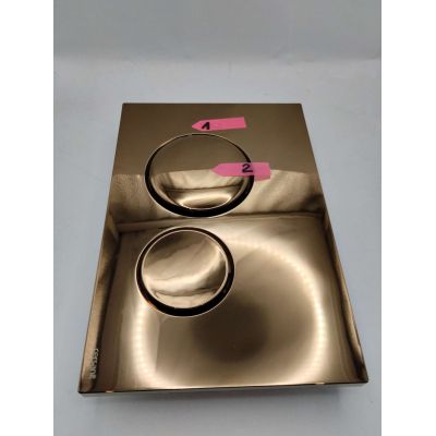 Outlet - Cersanit Luna przycisk spłukujący do WC miedź połysk K97-0588