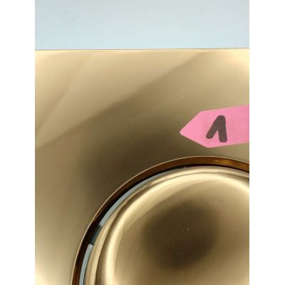 Outlet - Cersanit Luna przycisk spłukujący do WC miedź połysk K97-0588