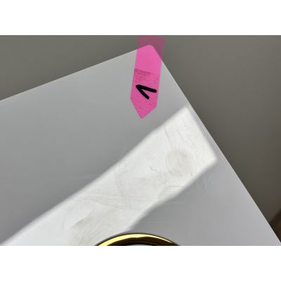 Outlet - Cersanit Luna przycisk spłukujący do WC biały-złoty K97-0629