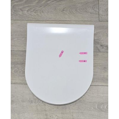 Outlet - Cersanit Zen deska sedesowa wolnoopadająca antybakteryjna Slim biała K98-0221