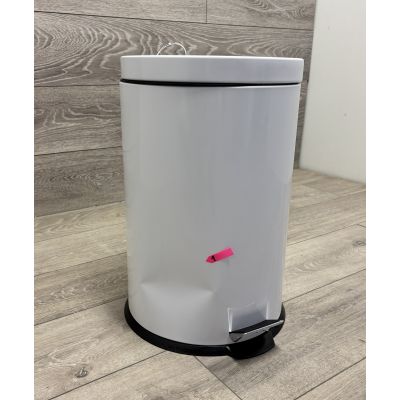 Outlet - Merida Klasik kosz na śmieci 20 l pedałowy metalowy biały KIB411