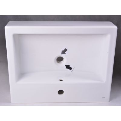 Outlet - Koło Twins umywalka 60x46 cm prostokątna biała L51160000