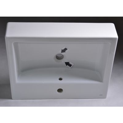 Outlet - Koło Twins umywalka 60x46 cm prostokątna biała L51160000